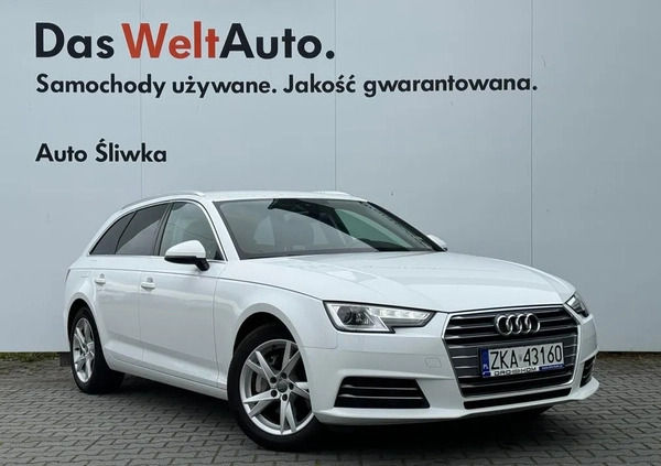 Audi A4 cena 78500 przebieg: 212291, rok produkcji 2018 z Olecko małe 254